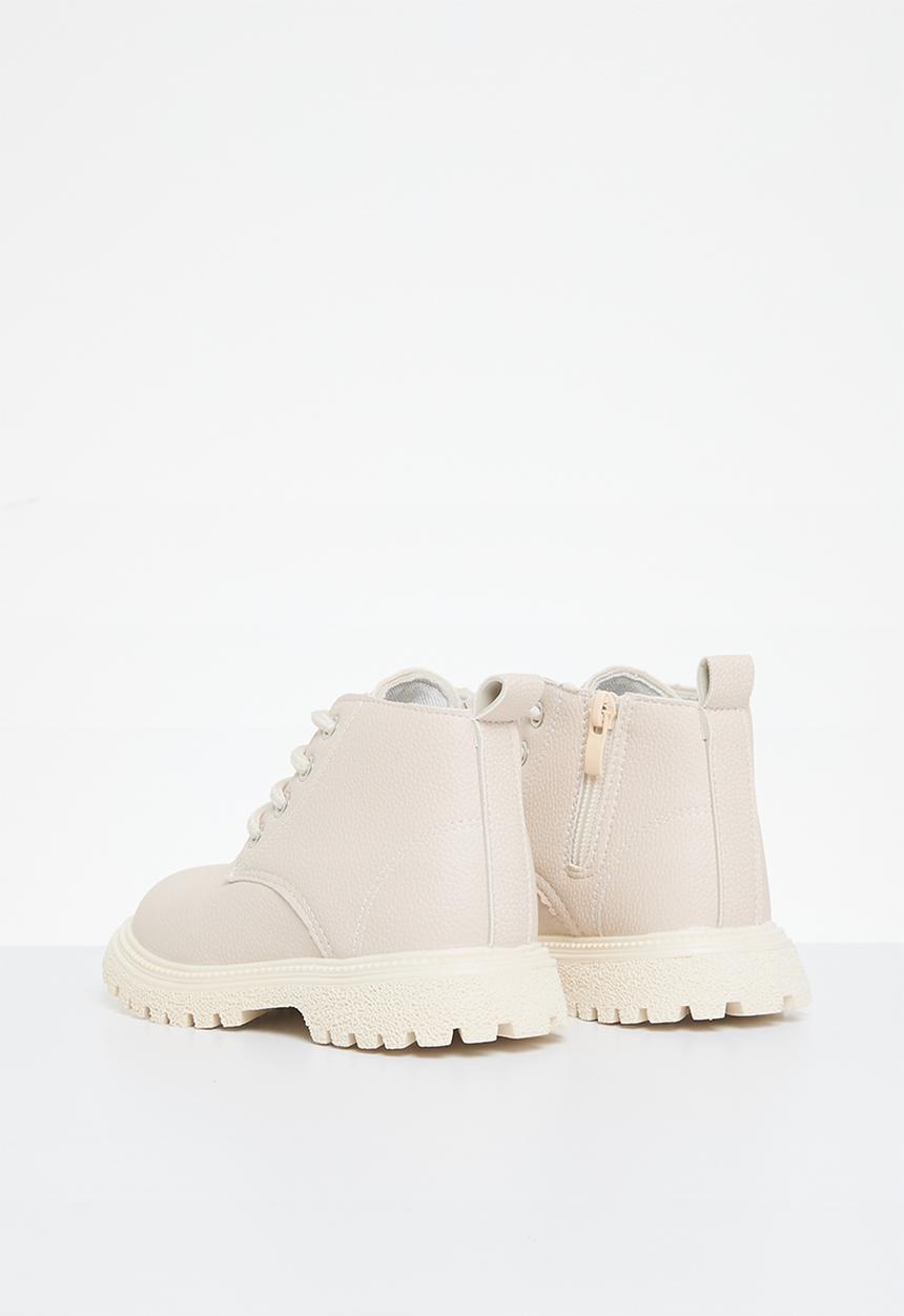 Pop Candy - Lace up boots - neutral 