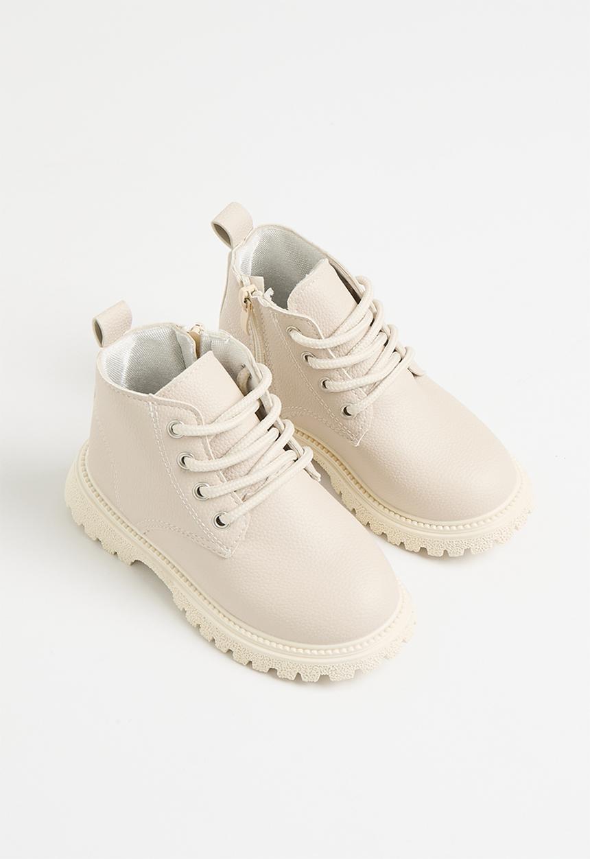 Pop Candy - Lace up boots - neutral 