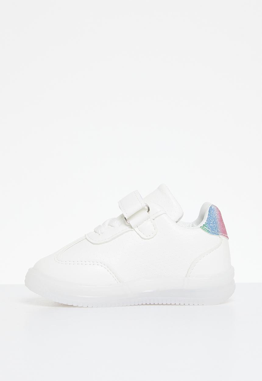 Pop Candy - Lace and velcro sneakers - white multi 