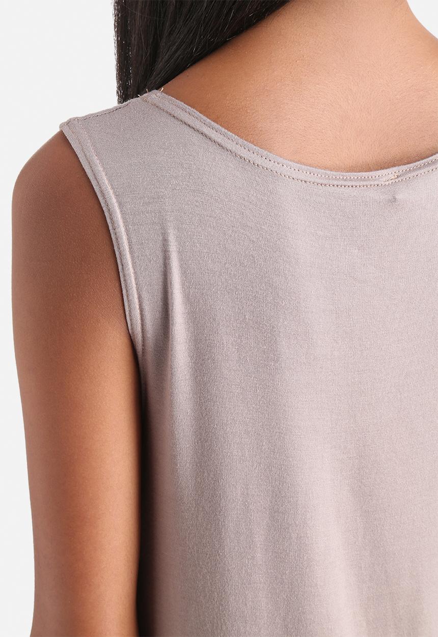 Influence. - Sleeveless Split Side Maxi Top