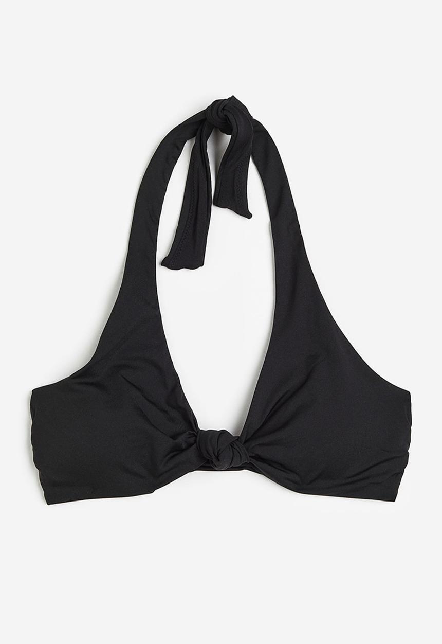 H&M - Padded bikini top - black