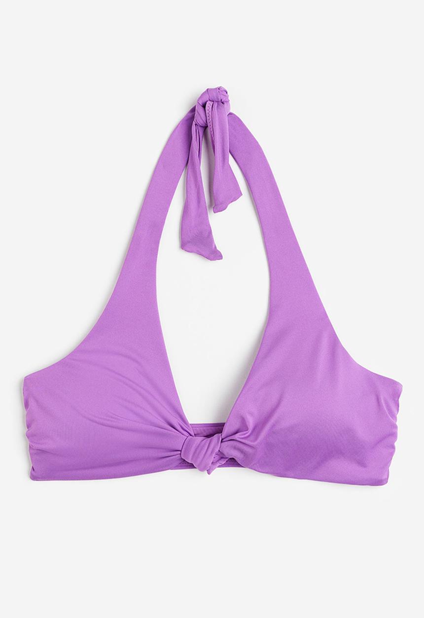 H&M - Padded bikini top - purple