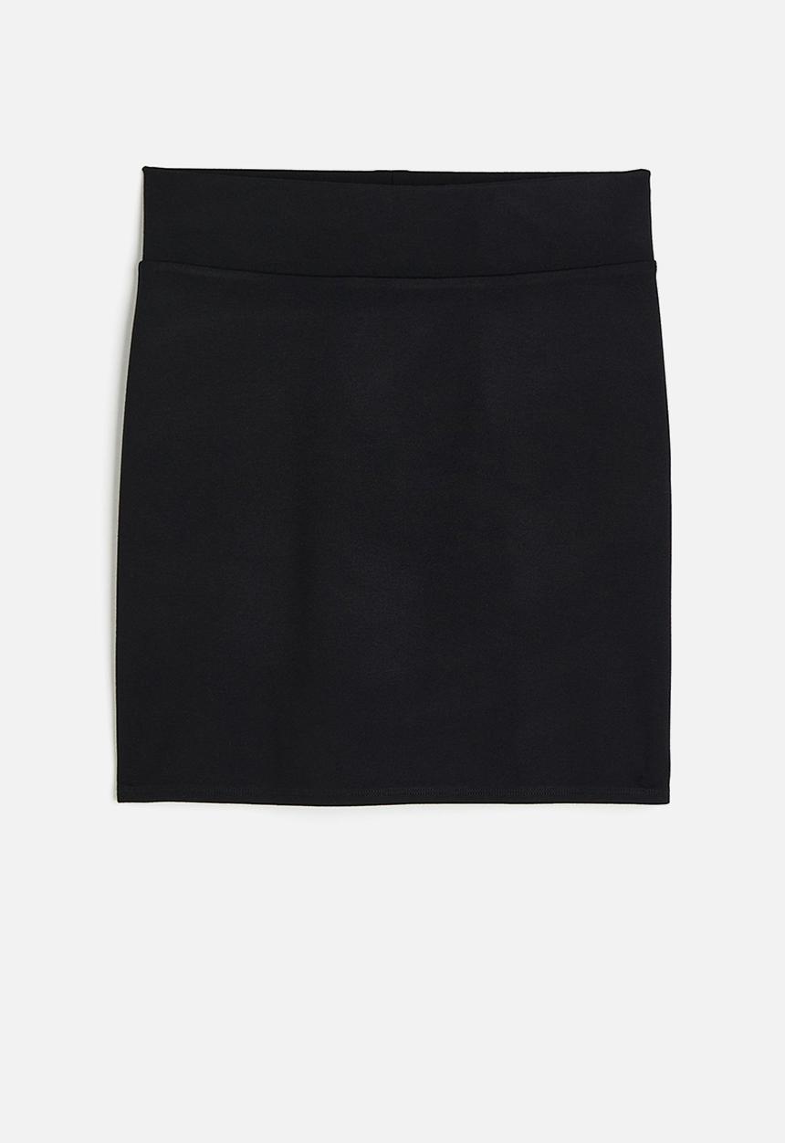 H&M - Jersey skirt - black