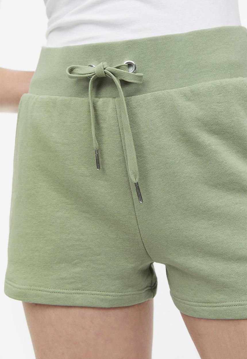 H&M - Sweatshorts - light khaki green