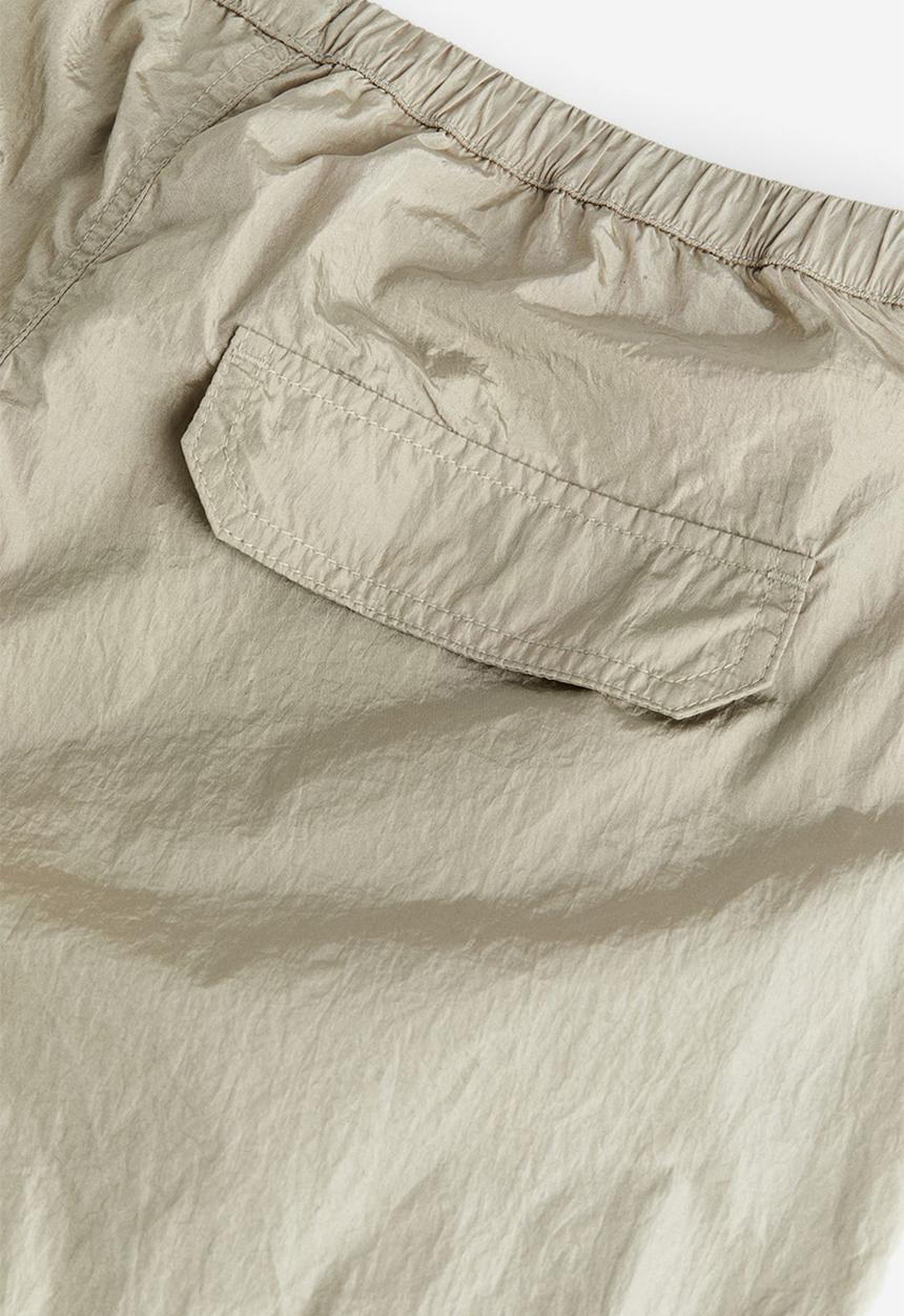 H&M - Parachute trousers - light khaki green