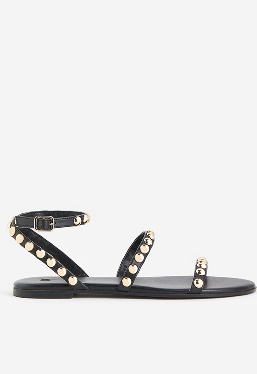 H&M - Studded sandals - black
