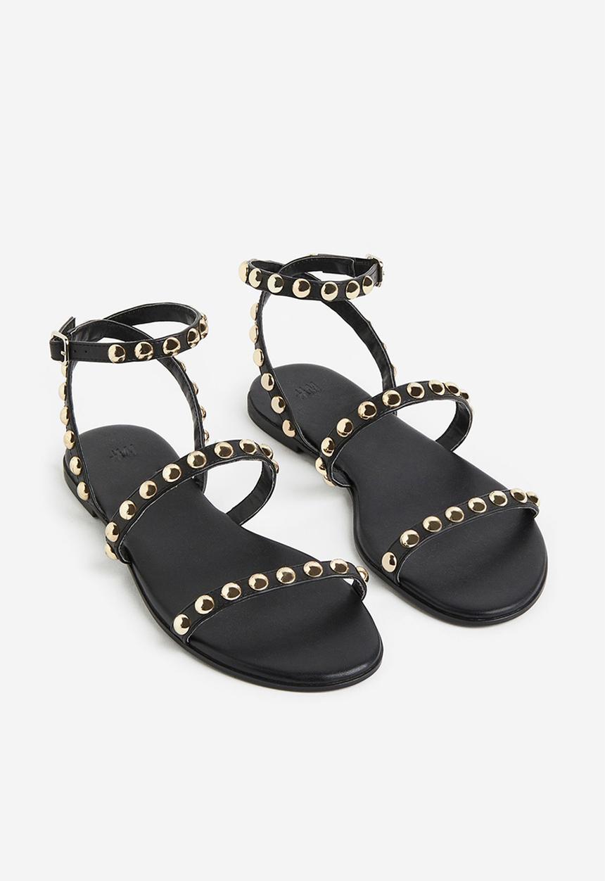 H&M - Studded sandals - black