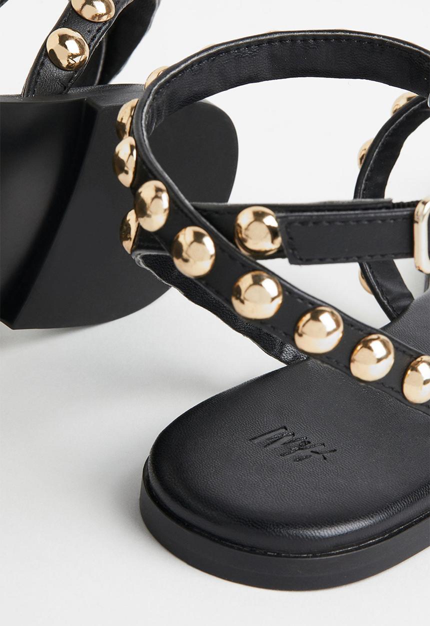 H&M - Studded sandals - black