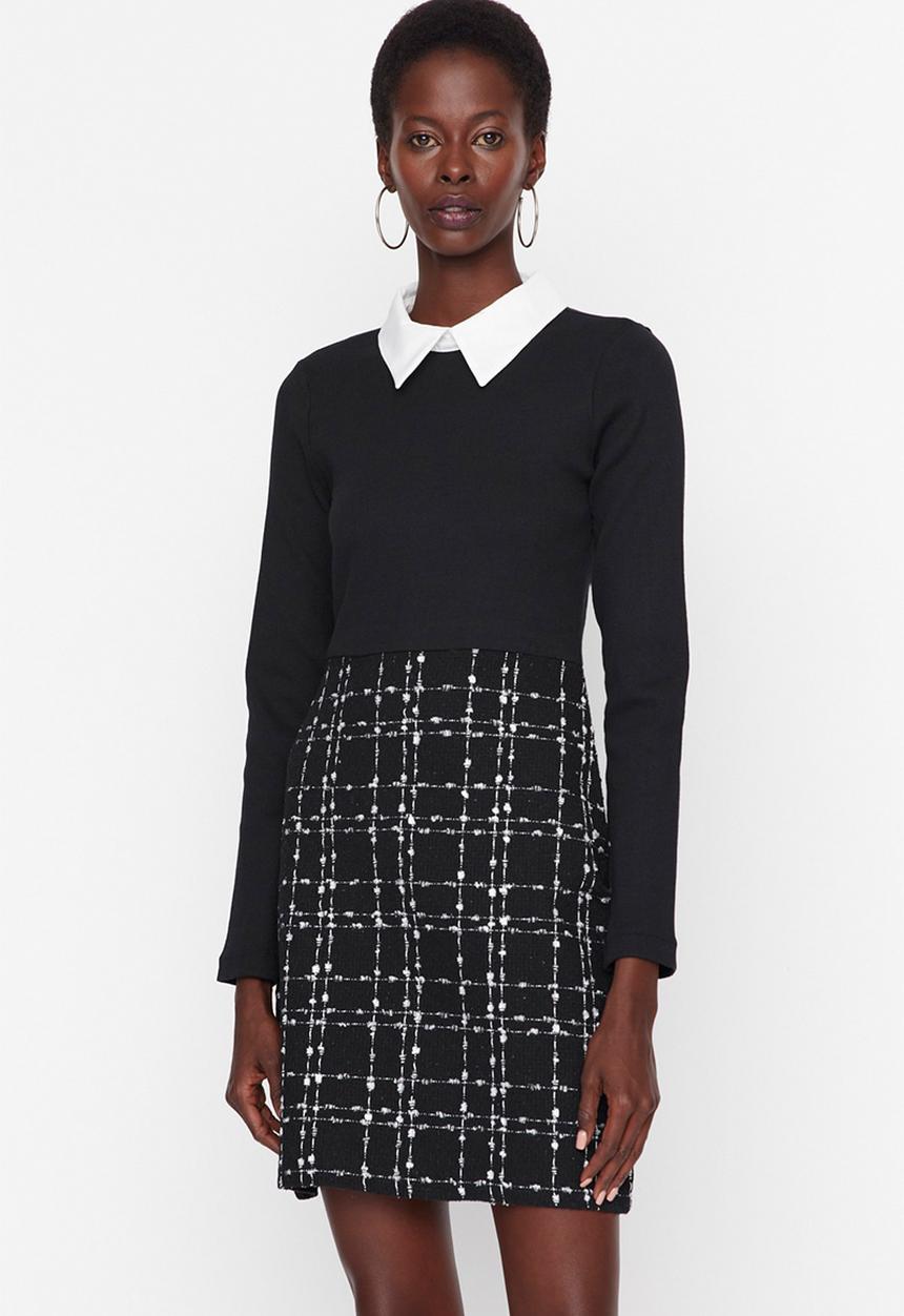 Trendyol - Woven shirt dress - black