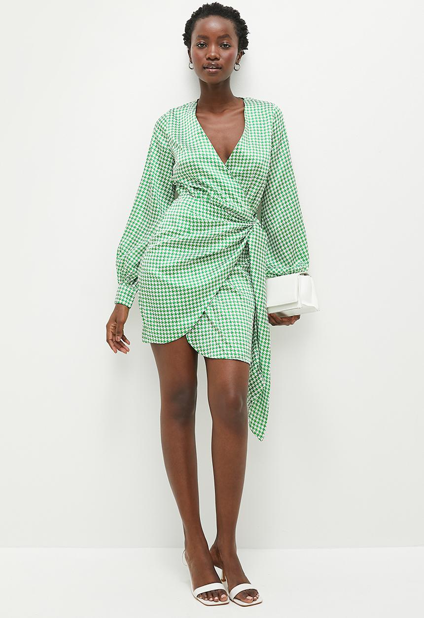 Glamorous - Wrap Dress - Green