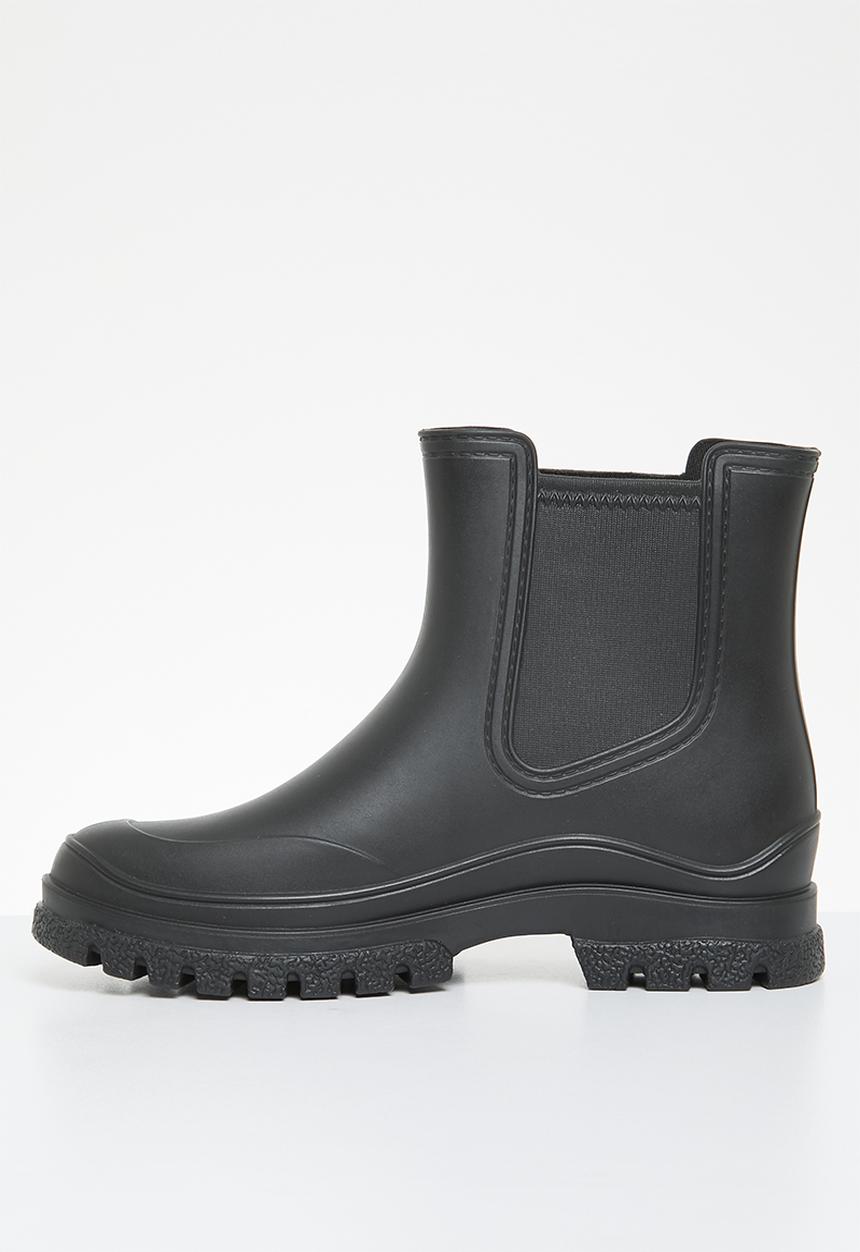 Pop Candy - Ankle rubber boots - black