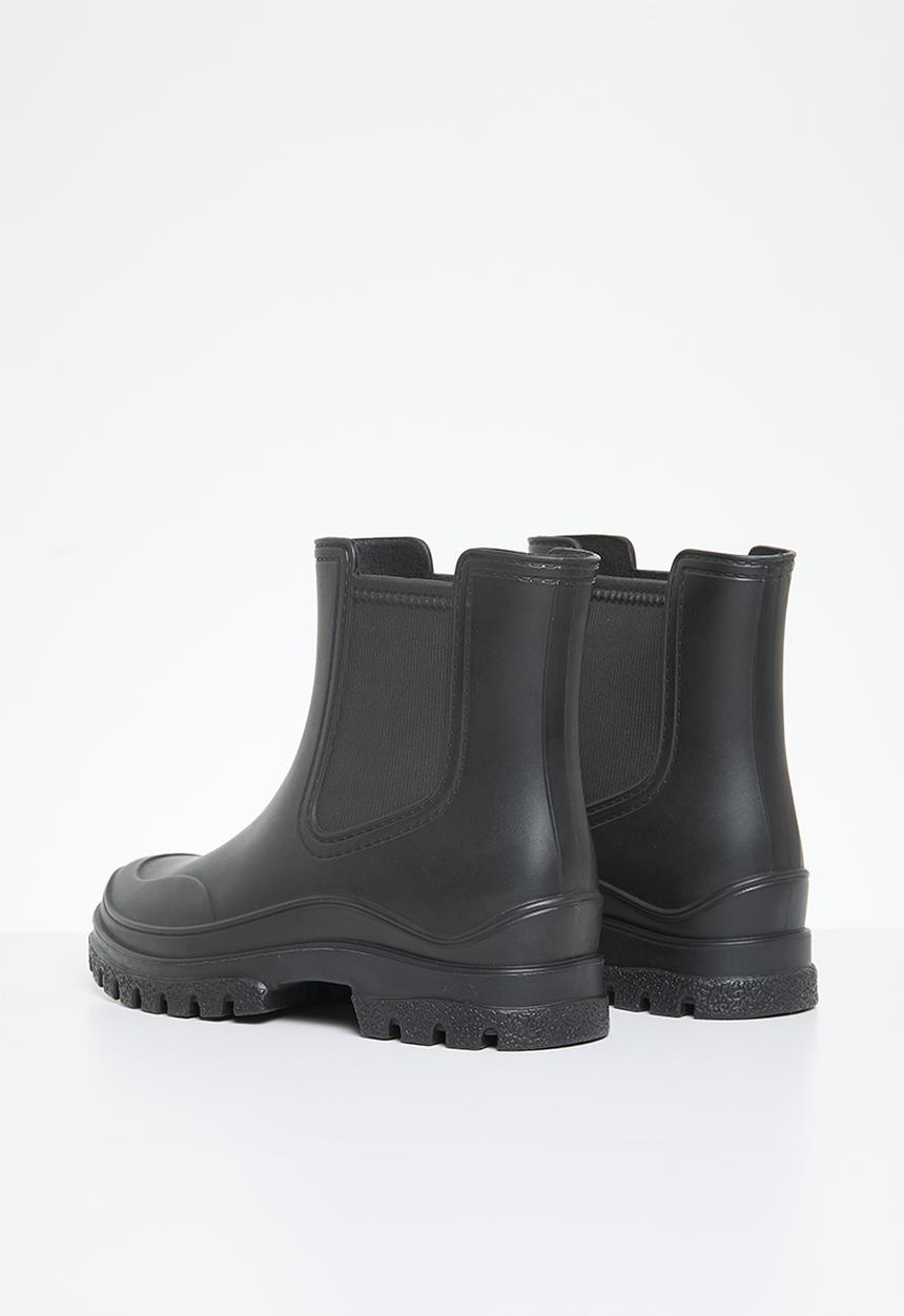 Pop Candy - Ankle rubber boots - black