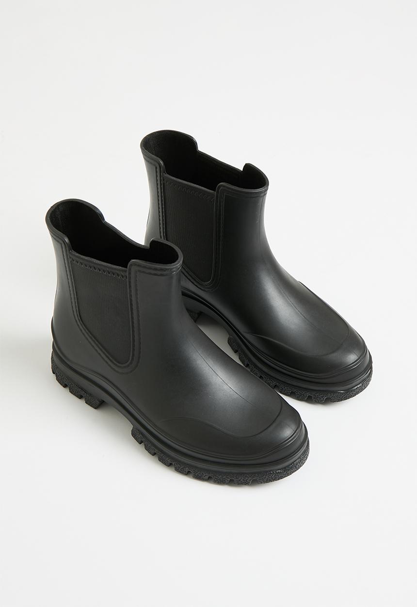Pop Candy - Ankle rubber boots - black