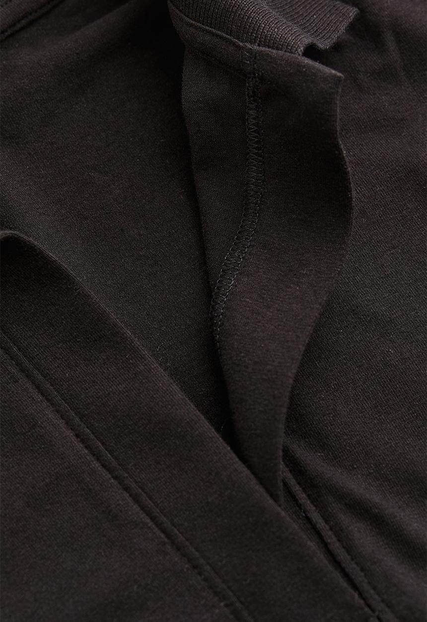 H&M - Collared cropped top - black
