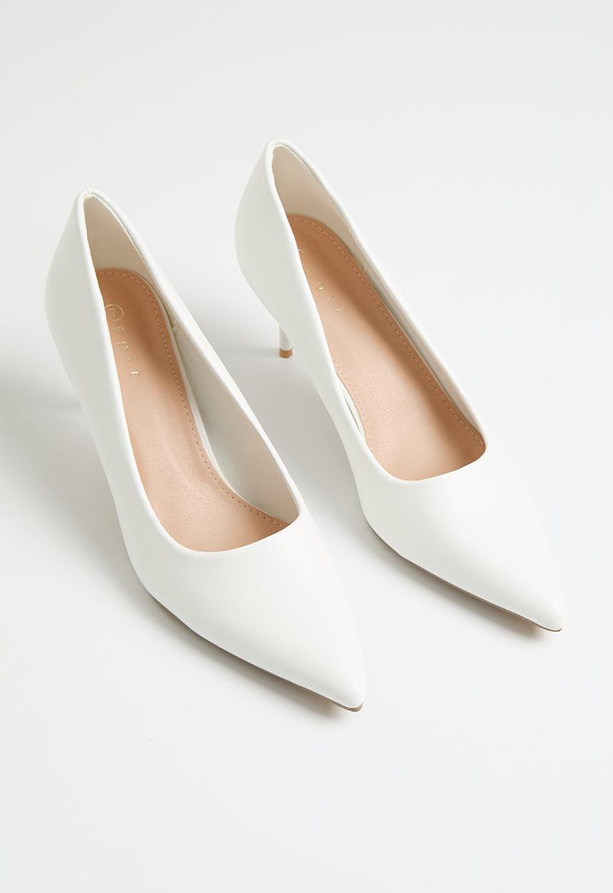 edit - Viola court heel - white