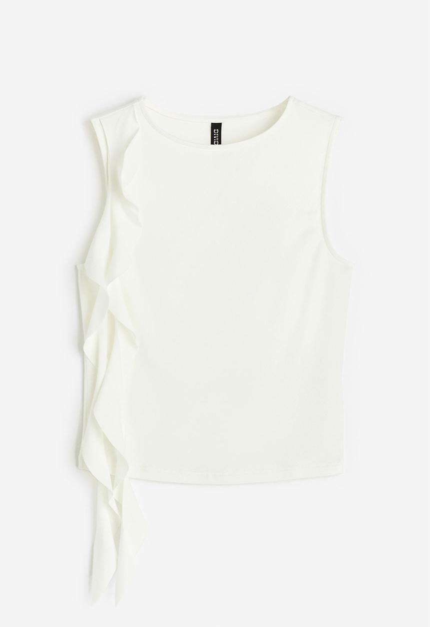 H&M - Strap-detail vest top - white