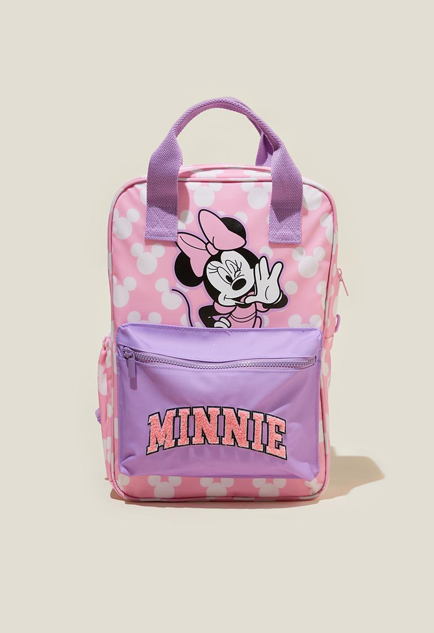 Cotton On - Kids licensed backpack - lcn dis minnie/cali pink
