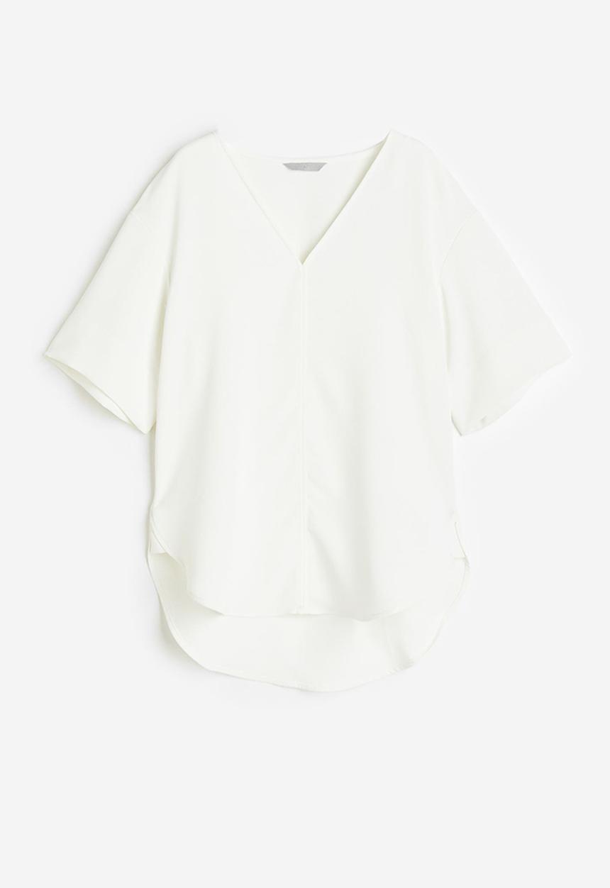 H&M - V-neck top - white