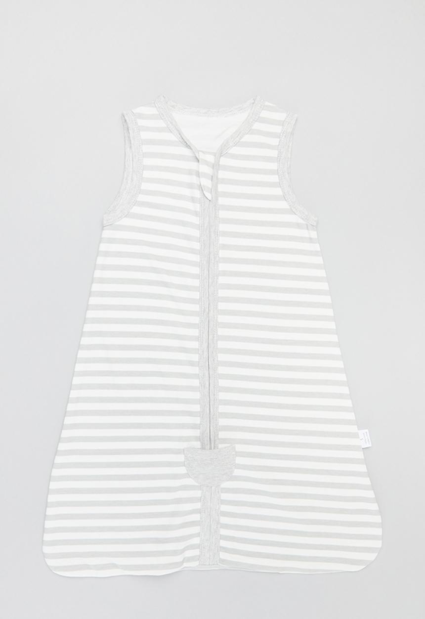 Pop Candy - Striped sleeping bag - grey & white