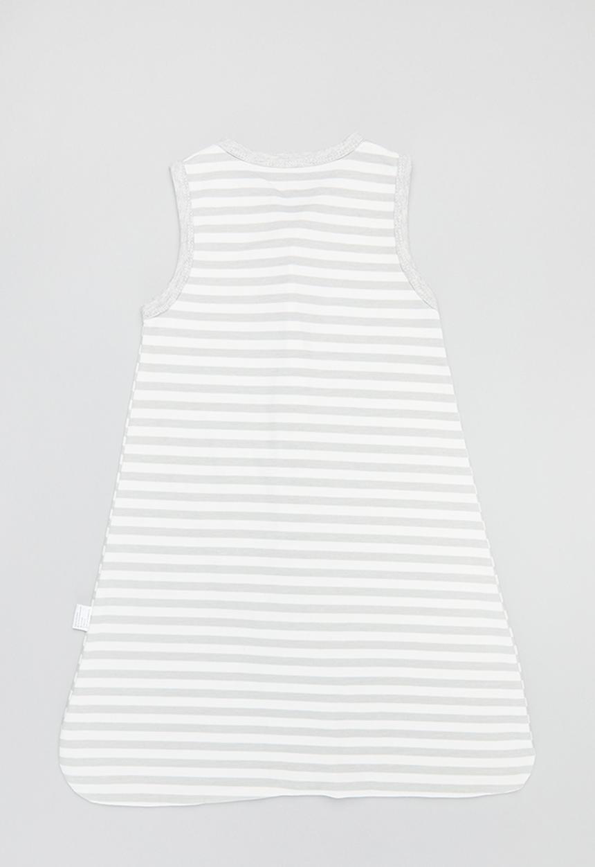 Pop Candy - Striped sleeping bag - grey & white