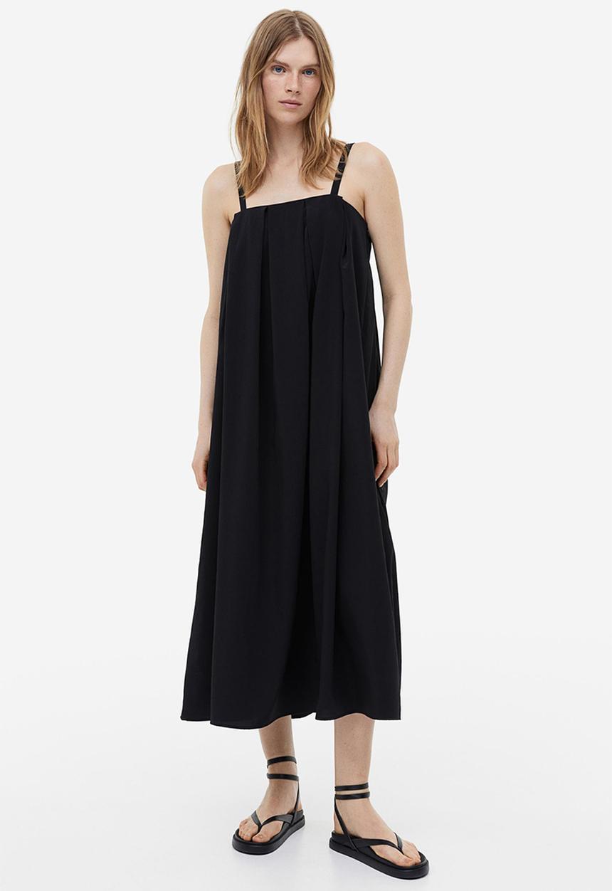 H&M - Pleated dress - black