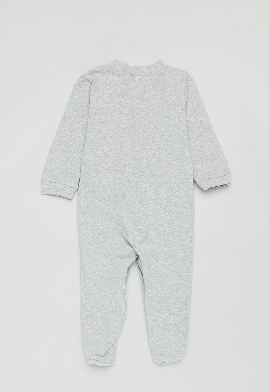 Pop Candy - 2 Pack babygrow - grey & white