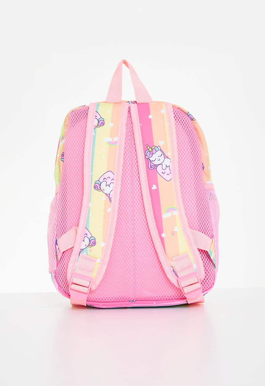 Pop Candy - Striped backpack - pink
