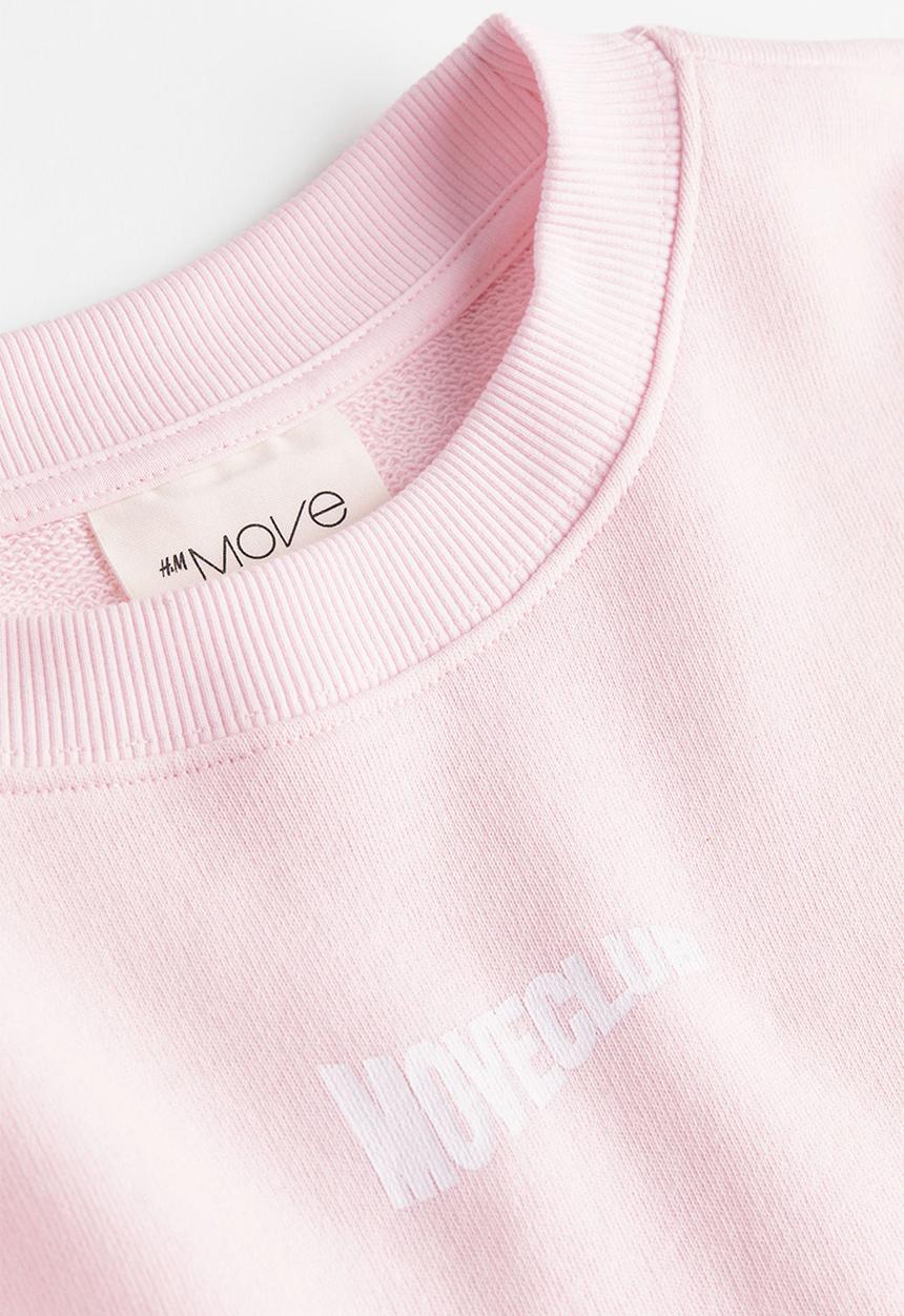 H&M - Drymove™ sports sweatshirt - light pink