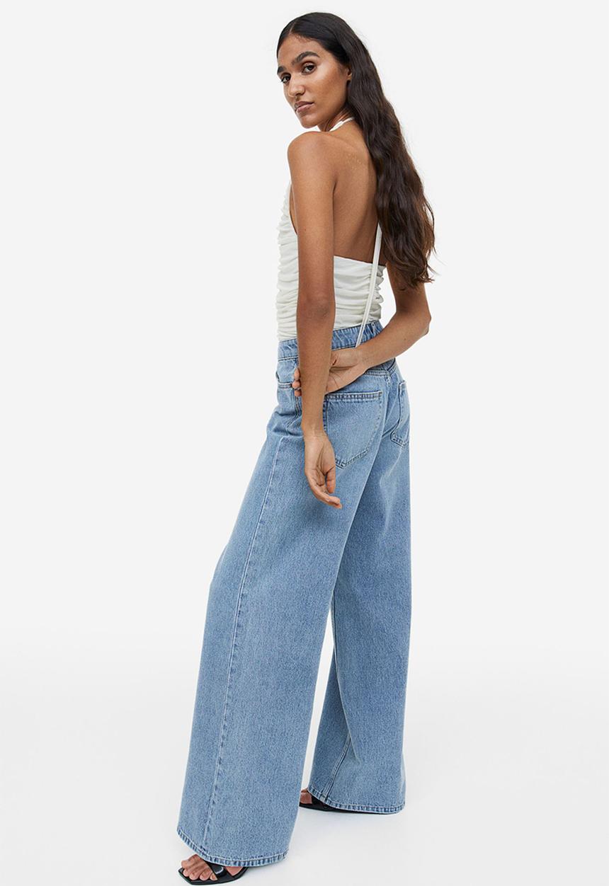 H&M - Draped halterneck body - cream