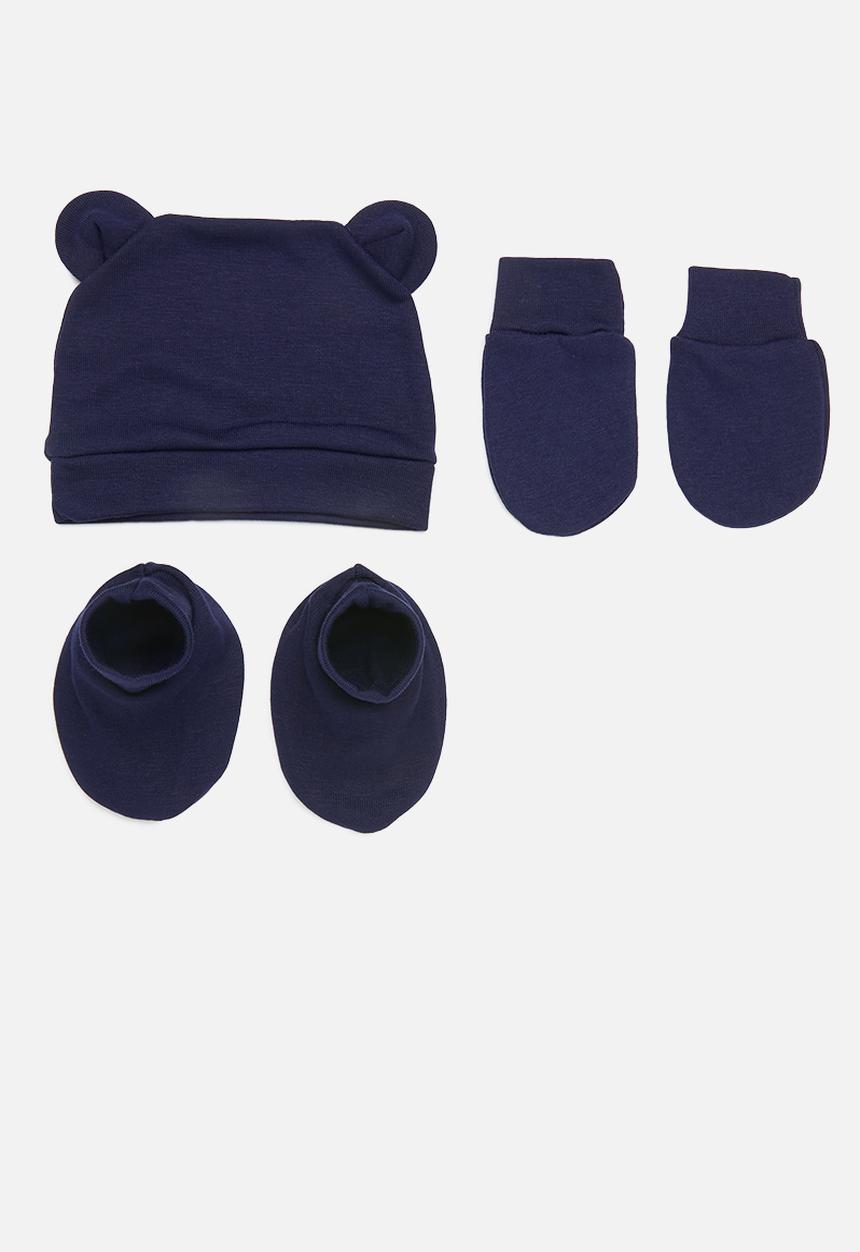 Pop Candy - Beanie mitten and sock set - navy