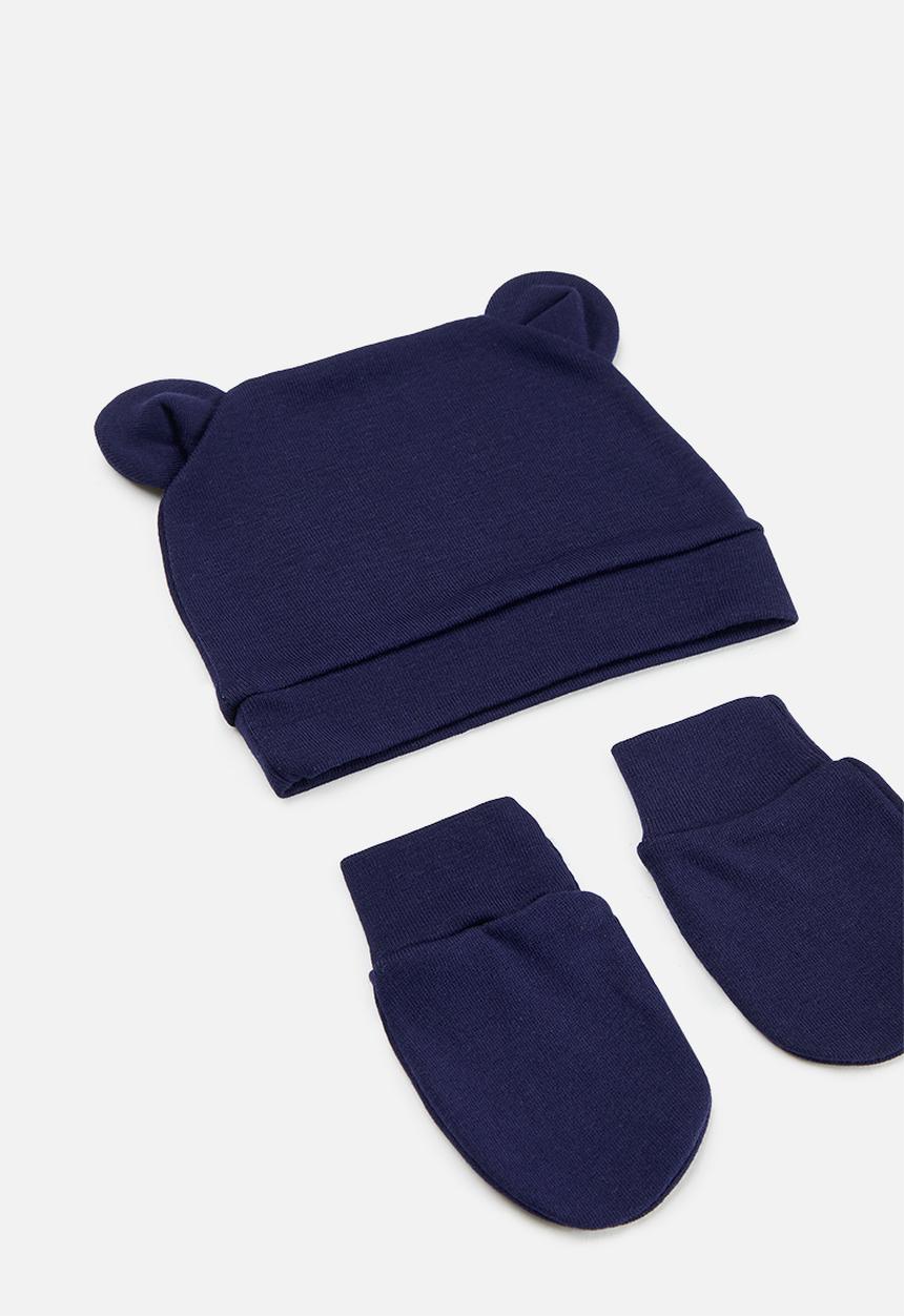 Pop Candy - Beanie mitten and sock set - navy