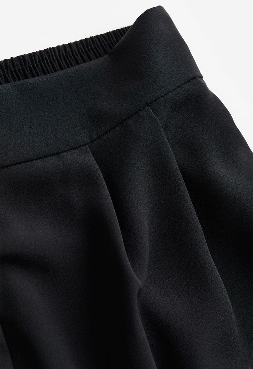 H&M - Wide trousers - black