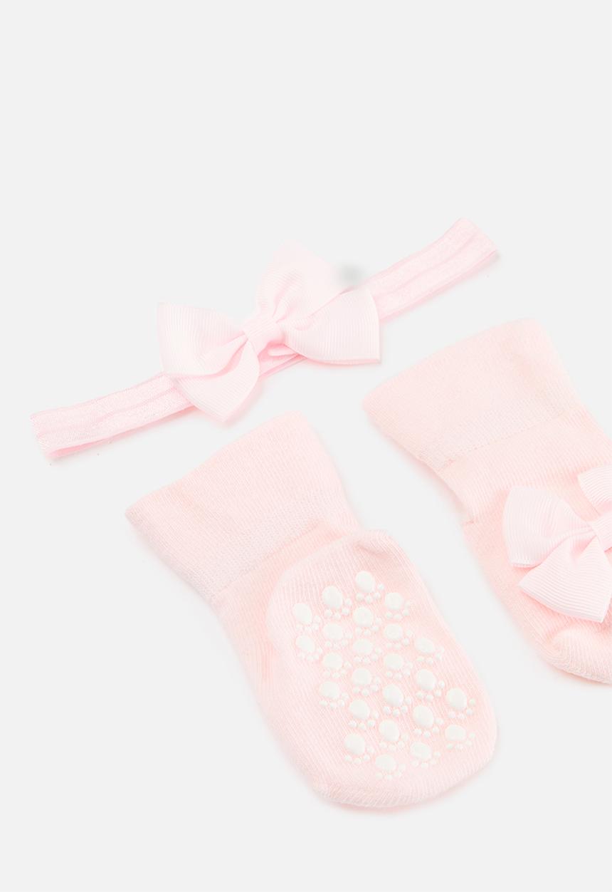 Pop Candy - Headband and socks set - pink 