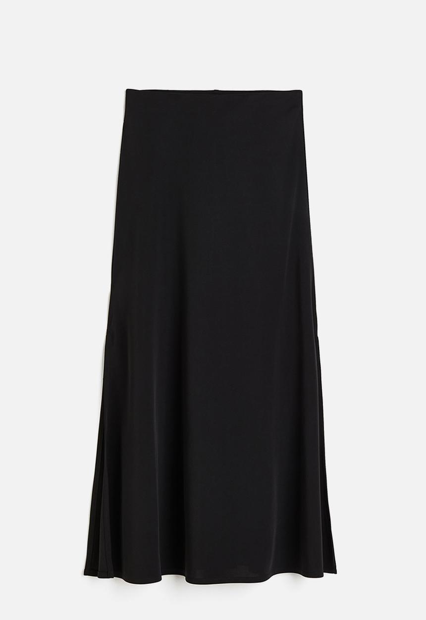 H&M - Long jersey skirt - black 