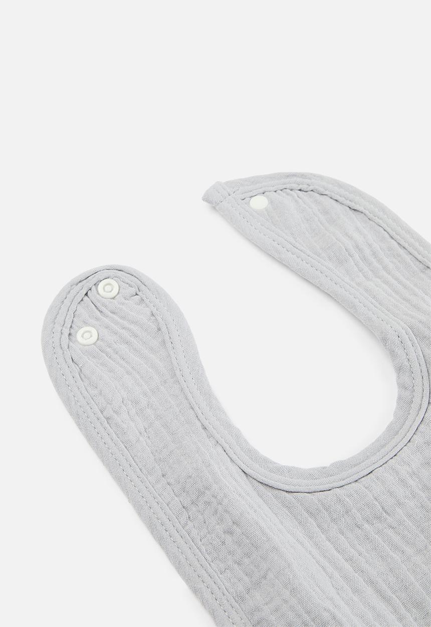 Pop Candy - 2 Pack bib - green & grey