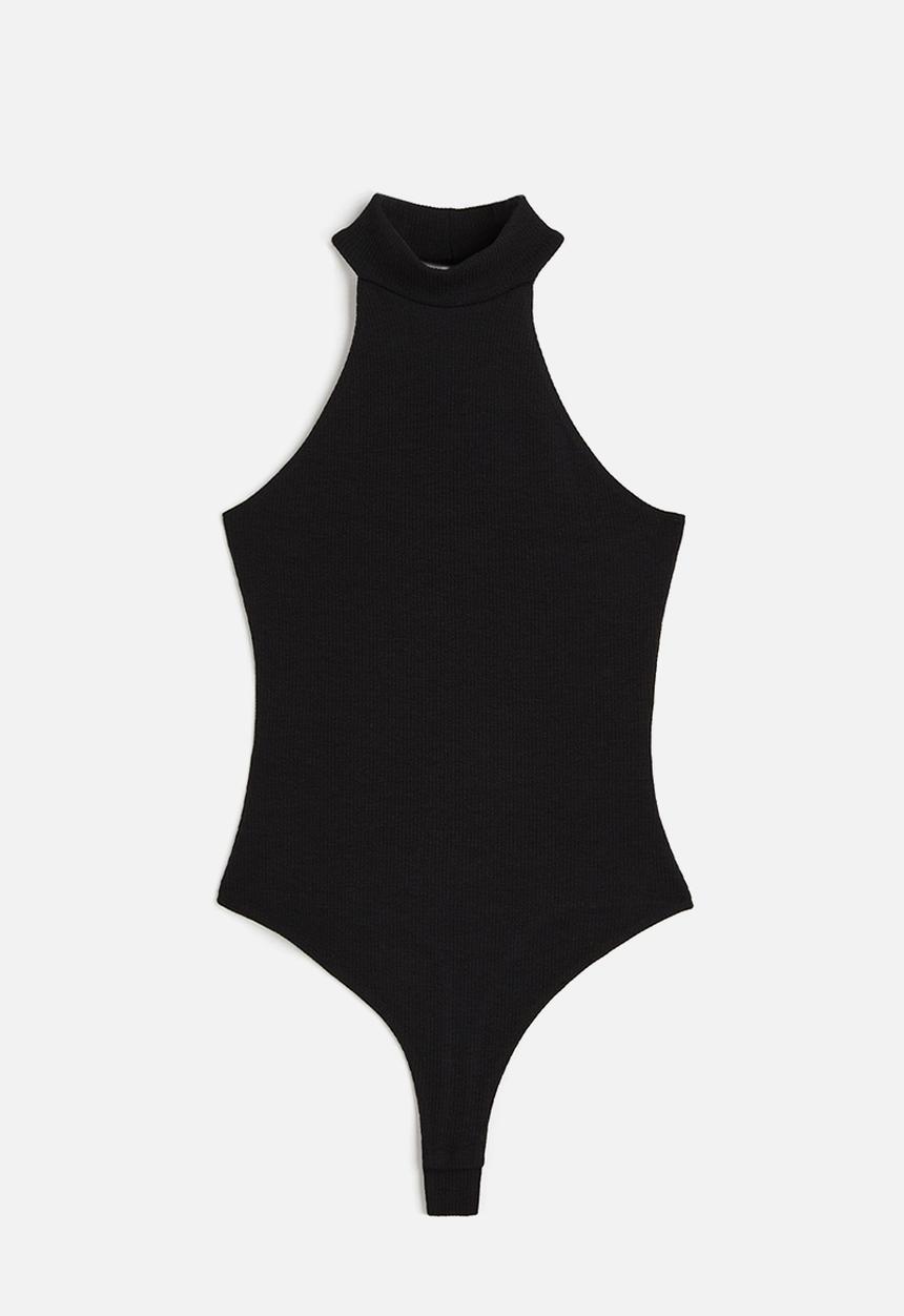 H&M - Halterneck thong body - black