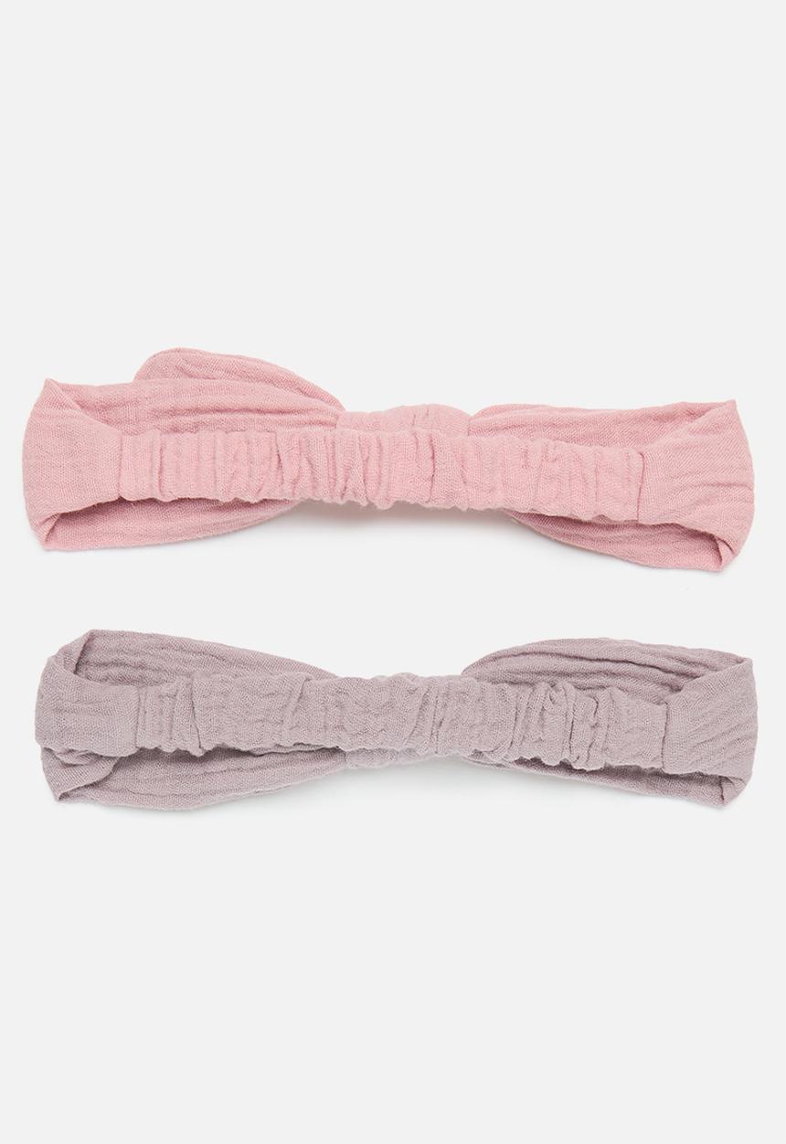 Pop Candy - Bowknot elasticated headband - pink