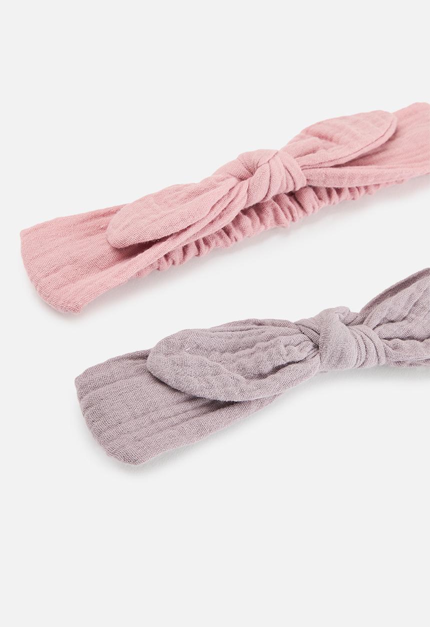 Pop Candy - Bowknot elasticated headband - pink