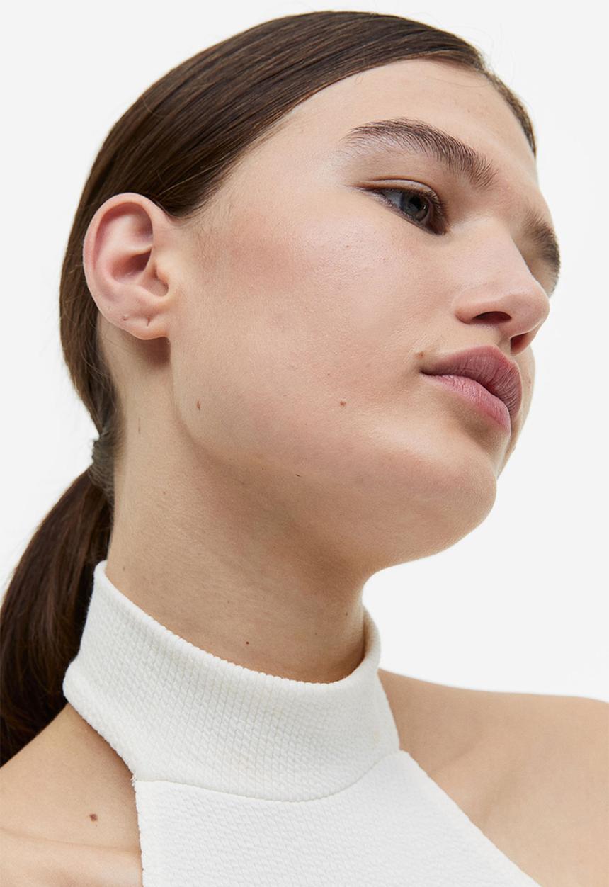 H&M - Halterneck thong body - cream