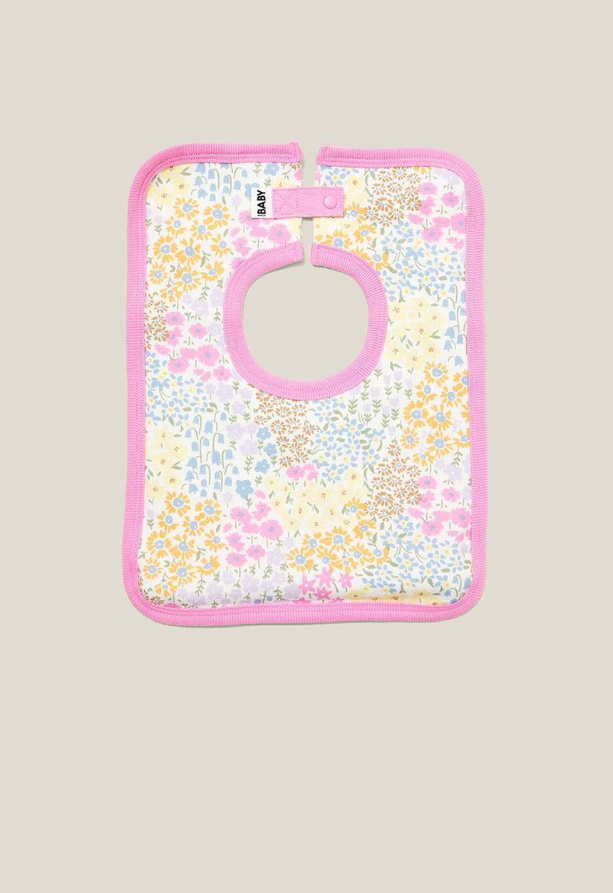 Cotton On - The square bib - vanilla/wildflower