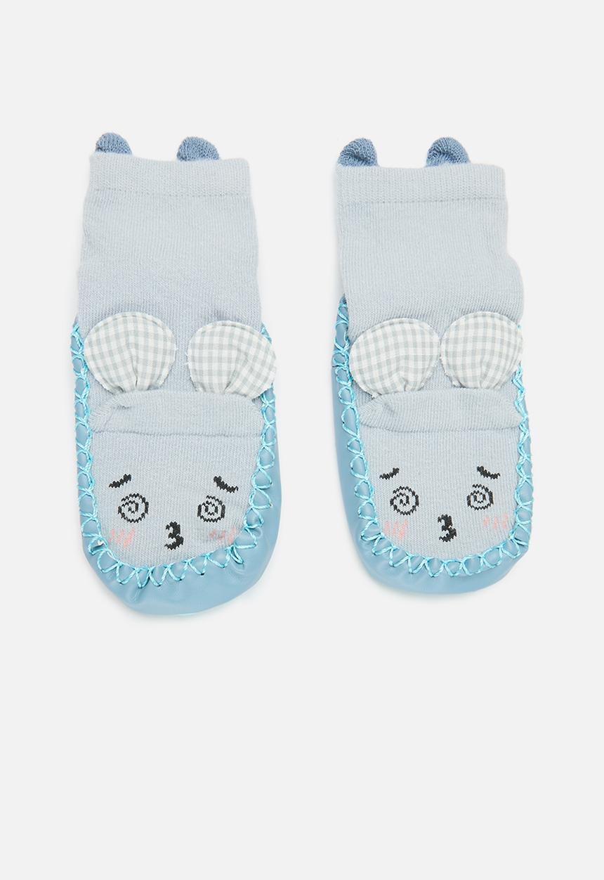 Pop Candy - Novelty sock slippers - blue