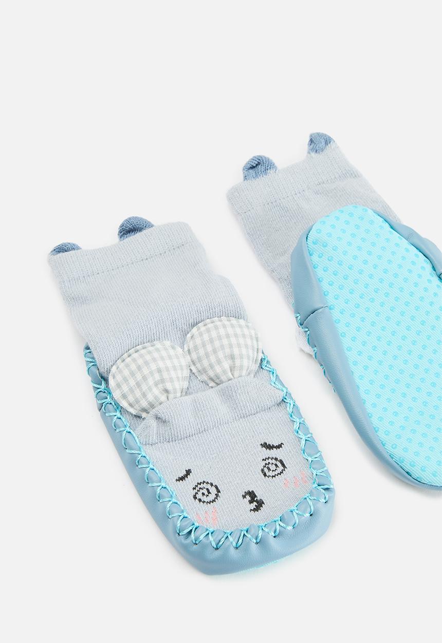 Pop Candy - Novelty sock slippers - blue