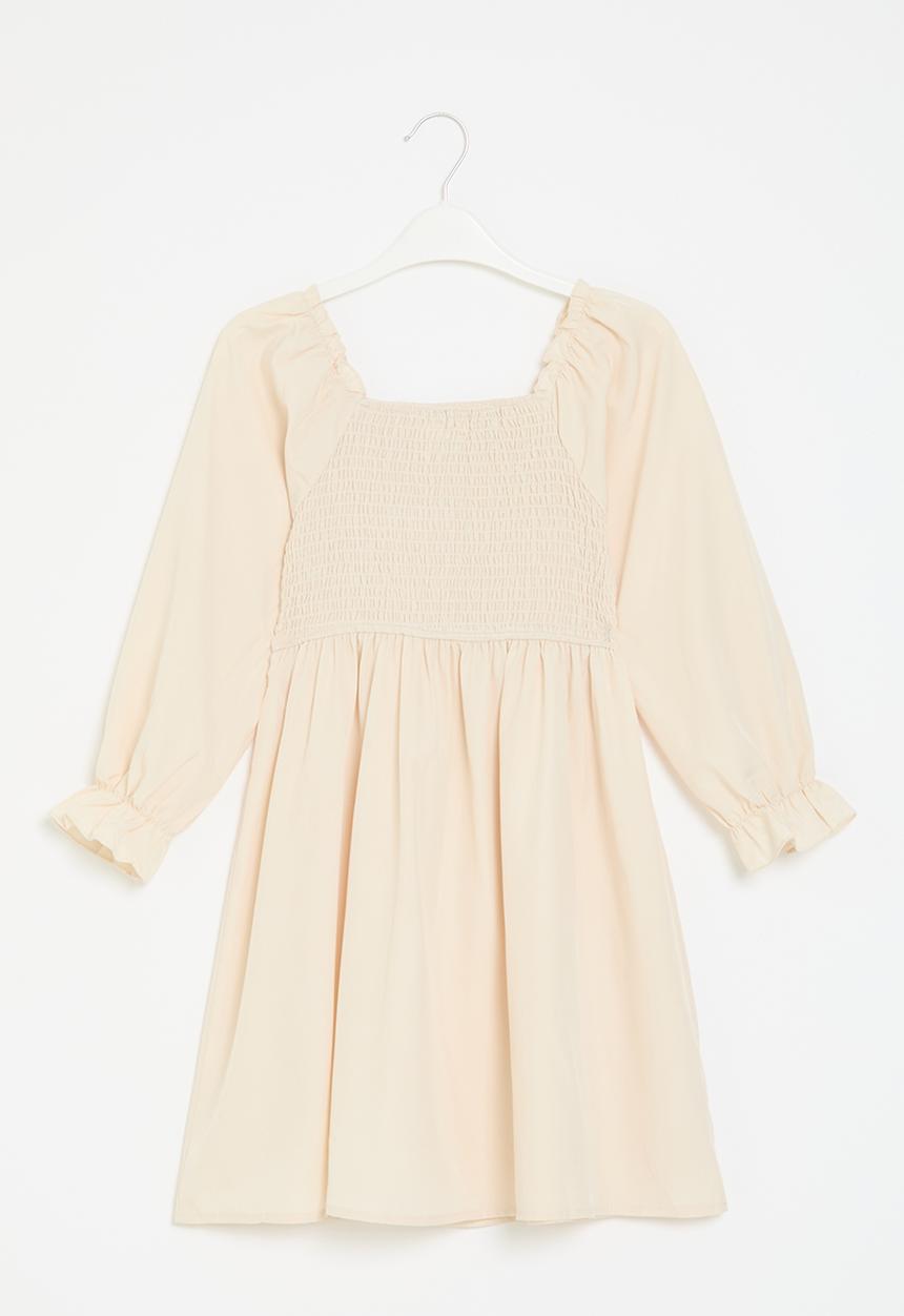 Pop Candy - Shirred dress - neutral