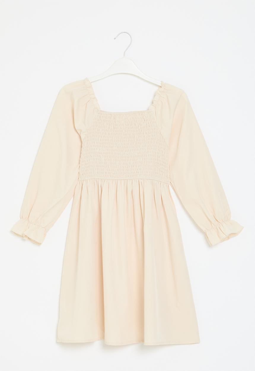 Pop Candy - Shirred dress - neutral