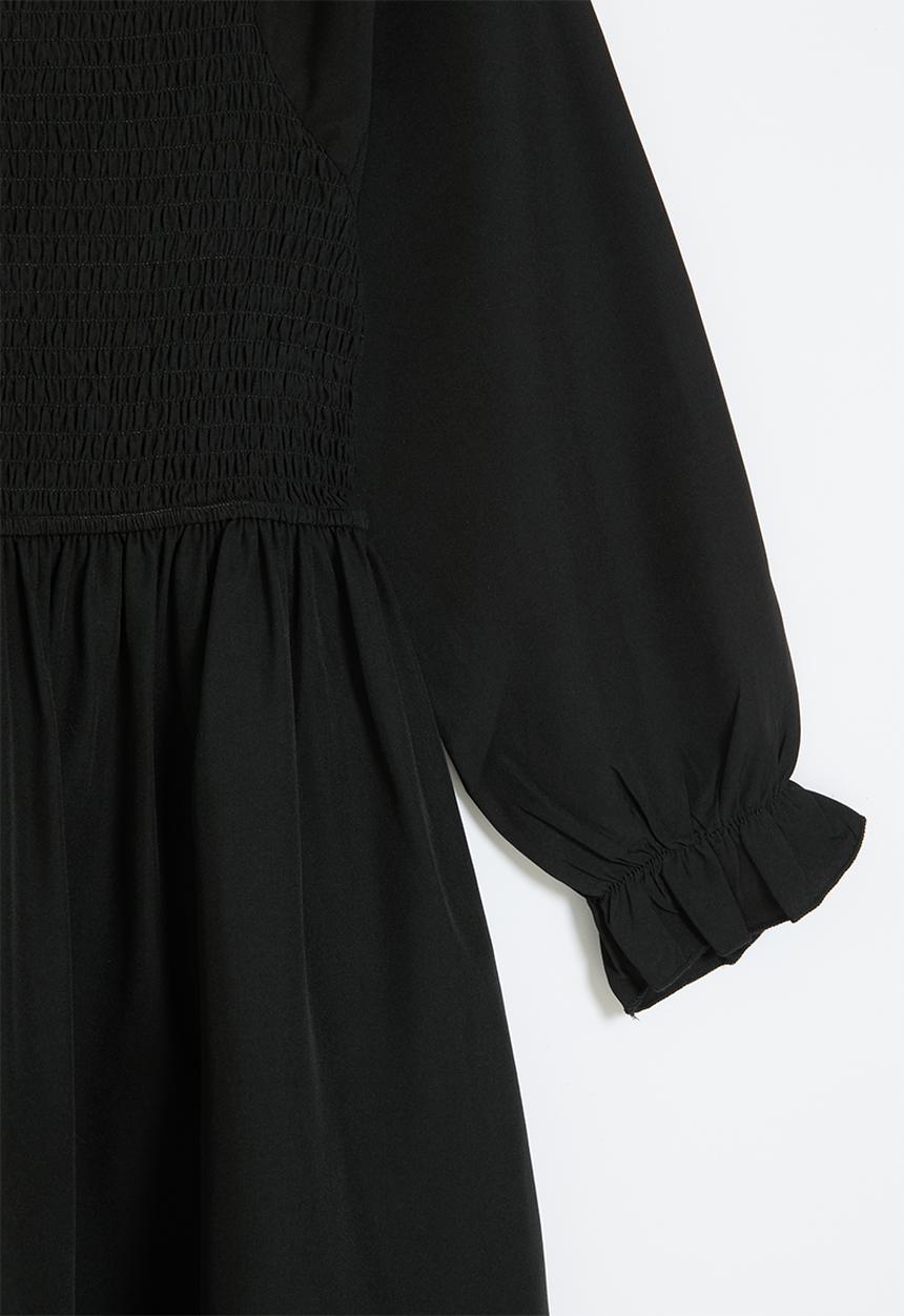 Pop Candy - Shirred dress - black