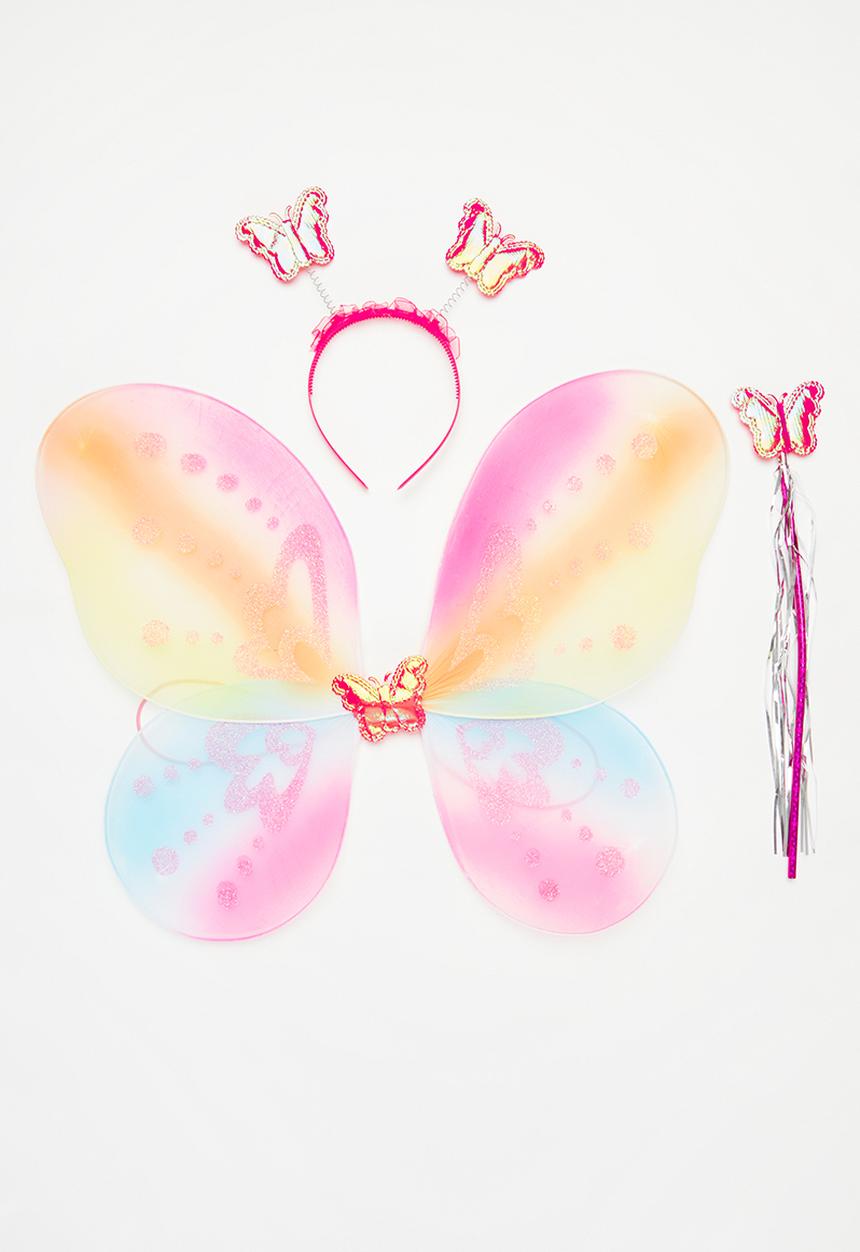 Pop Candy - 3 piece Fairy wings set - pink multi