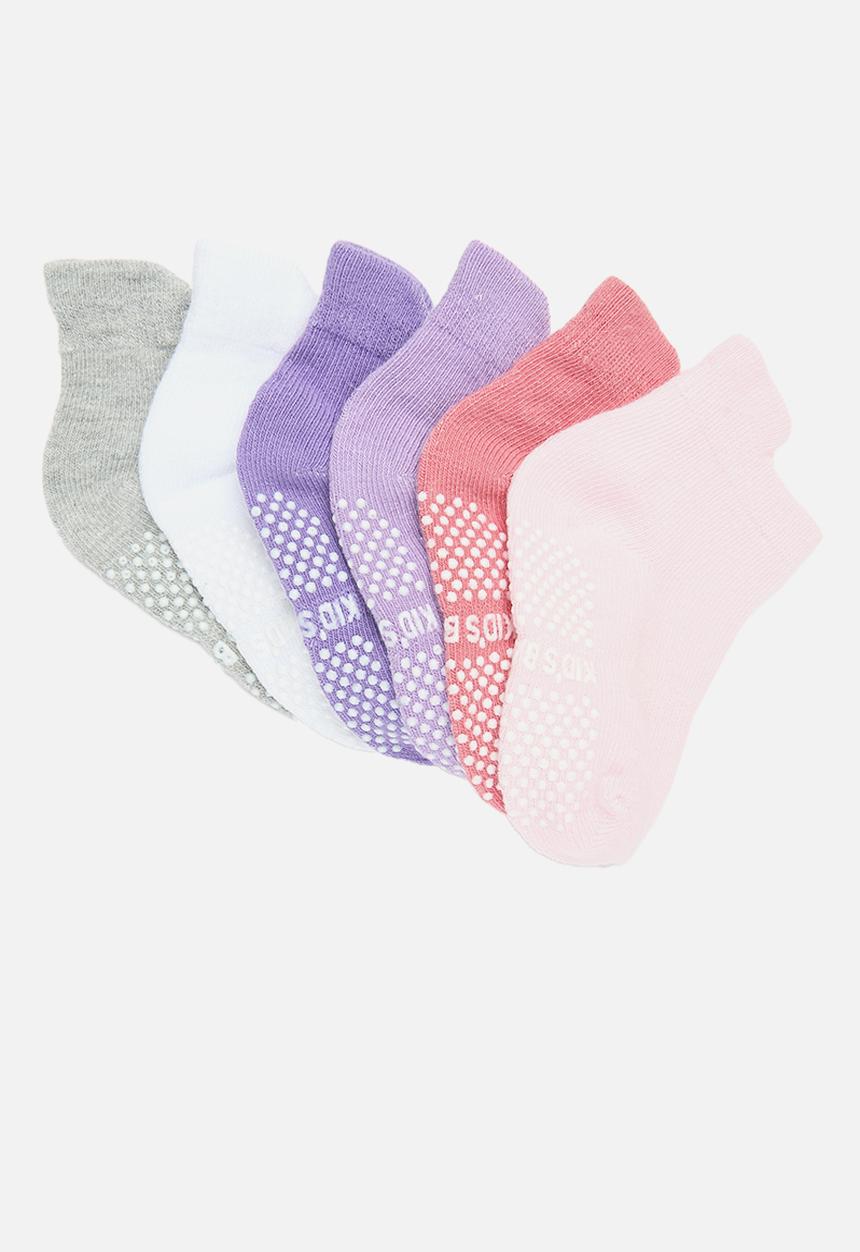 Pop Candy - 6 Pack ankle socks - multi
