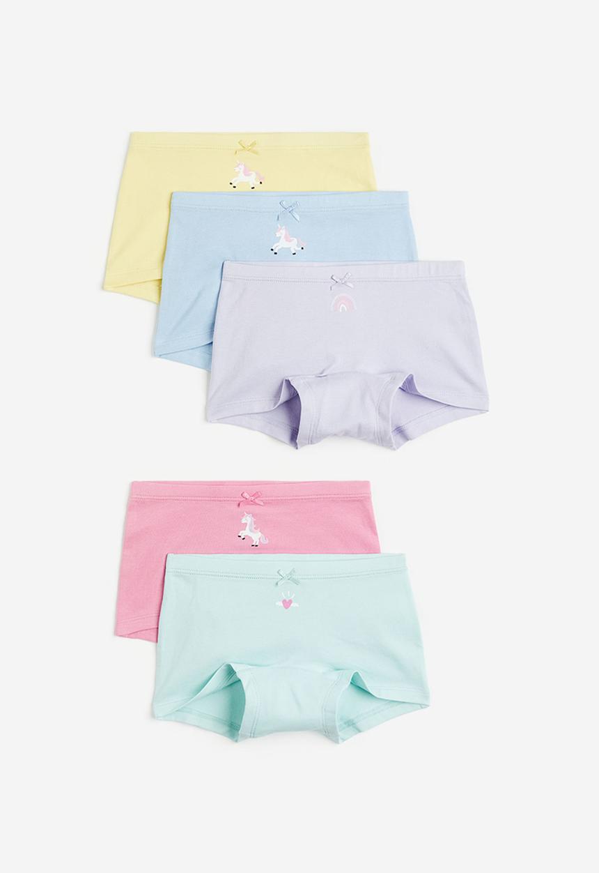H&M - 5-Pack boxer briefs - light yellow unicorns
