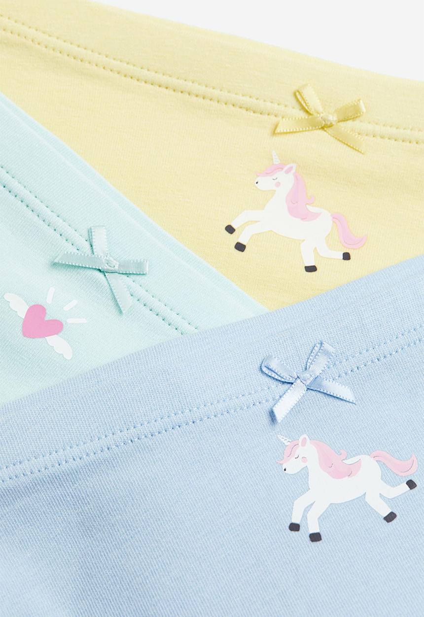 H&M - 5-Pack boxer briefs - light yellow unicorns