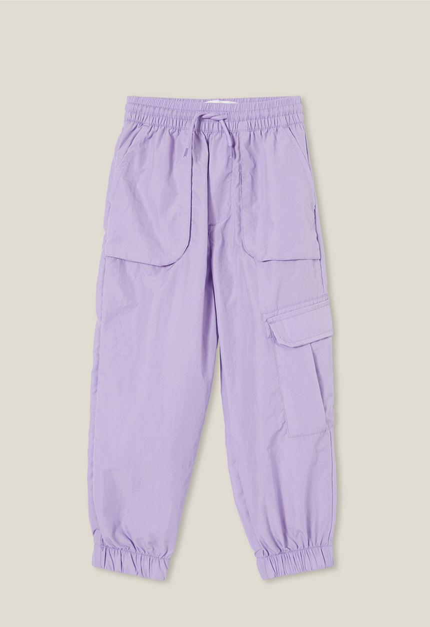 Cotton On - Peta parachute pant - lilac drop